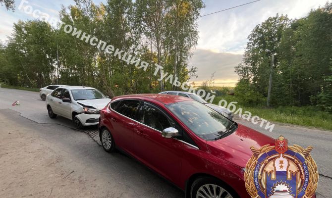 В Туле 17-летний водитель спровоцировал ДТП с пострадавшими