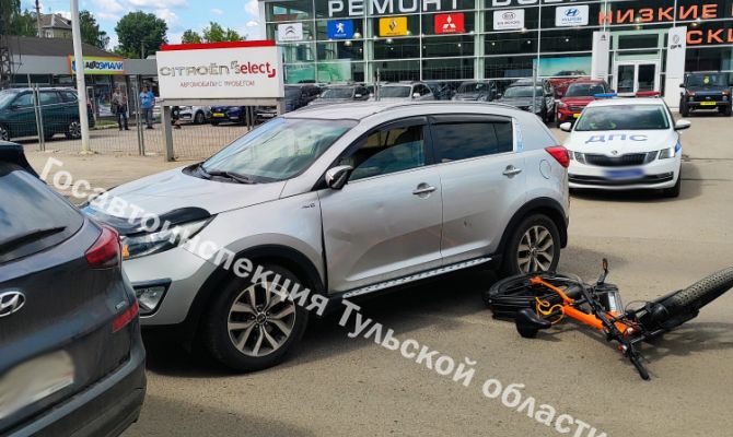 55-летний туляк сбил мужчину на электровелосипеде на улице Курковой