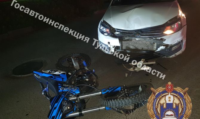 17-летний юноша пострадал в ДТП на улице Седова в Туле