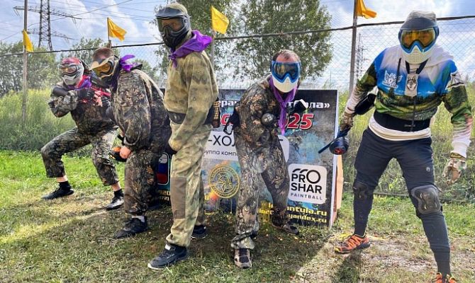 В Туле прошел I этап чемпионата области по пейнтболу