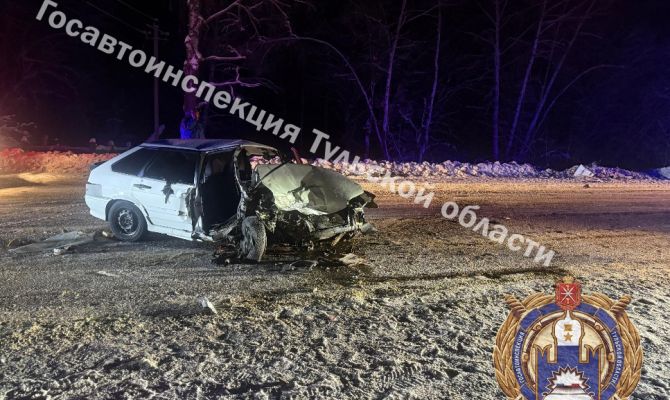 В Новомосковске «Хендай» вылетел на встречку и протаранил «Ладу»