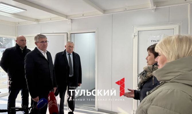 Жители Куркина поблагодарили Дмитрия Миляева за модульную установку