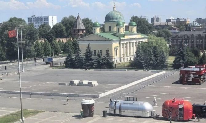 В Туле приостановили праздничные мероприятия к Дню России
