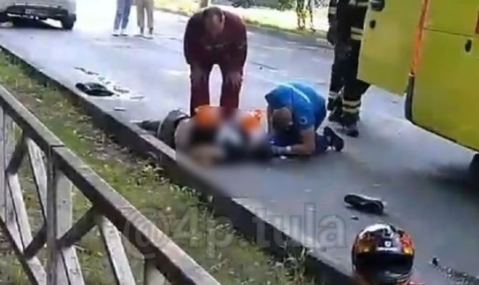 В Новомосковске пассажир мотоцикла погиб в ДТП