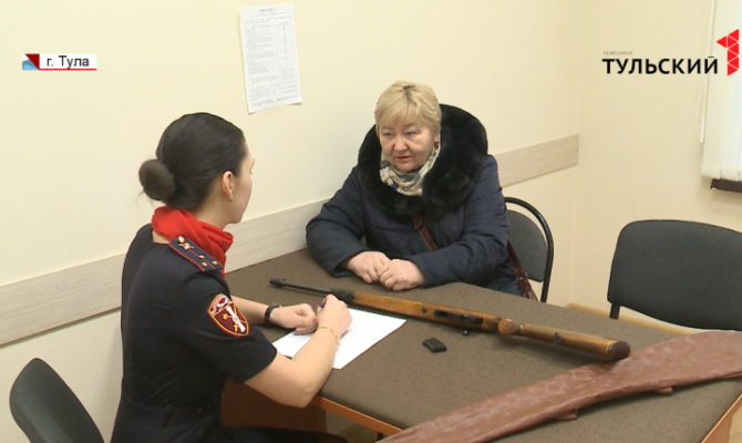 Сотрудники тульской Росгвардии подвели первые итоги операции «Оружие»