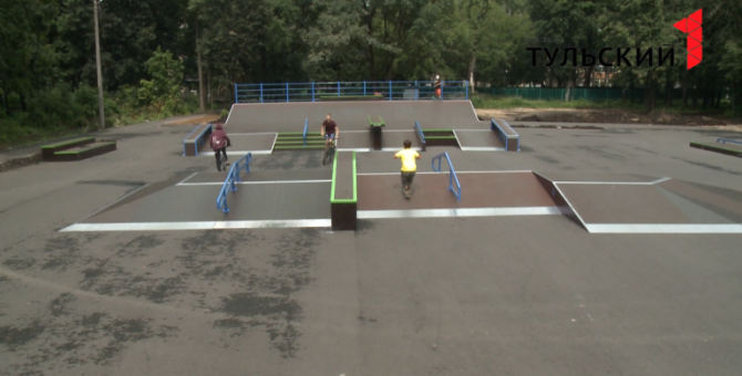 Скейт-парк возвели в Узловой