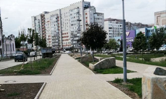 Где в Тульской области благоустроили пешеходные зоны