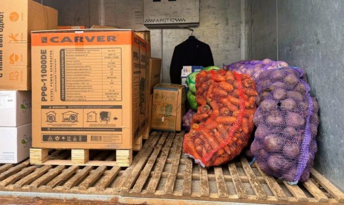 Волонтеры из Тулы отправили гуманитарную помощь в Старый Оскол