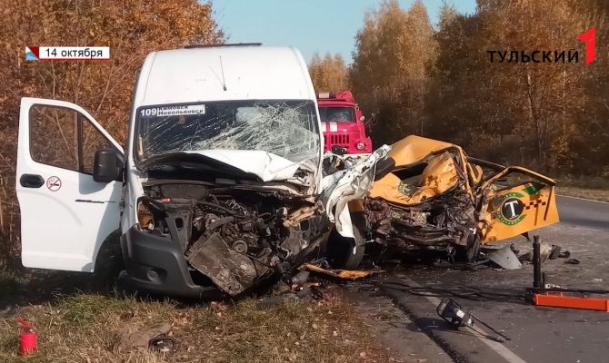 Авария с социальным такси под Кимовском: водитель после суток работы уснул за рулем