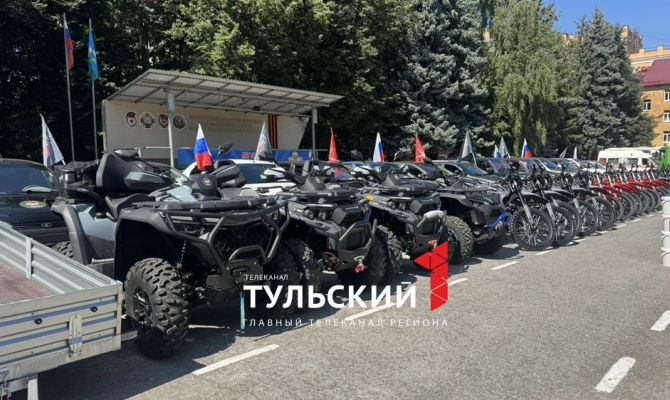 В День ВДВ тульским десантникам передали партию техники