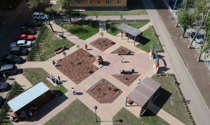 В Мариуполе открылся Тульский сквер