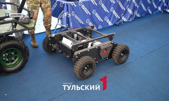 Тульские ученые разработали робота для перевозки тяжелых грузов