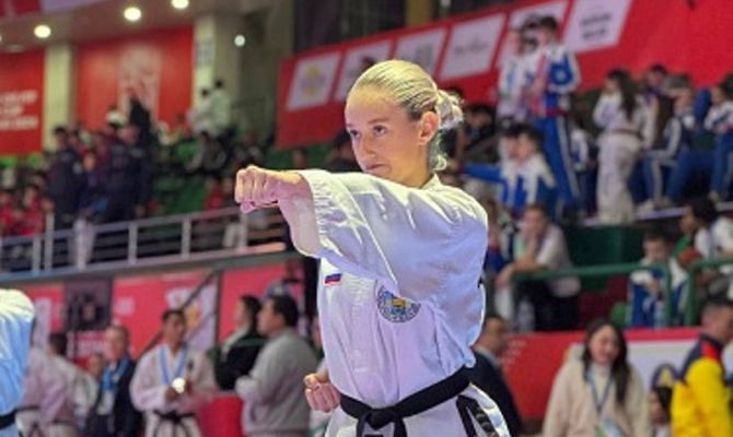 Тулячка завоевала золото Кубка мира по тхэквондо