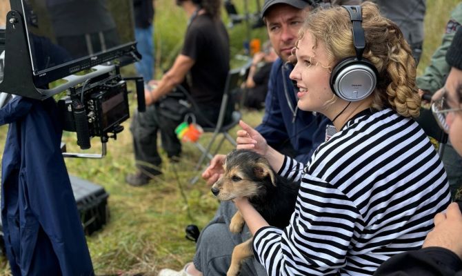 Щенок из тульского приюта "Любимец" снялся в фильме