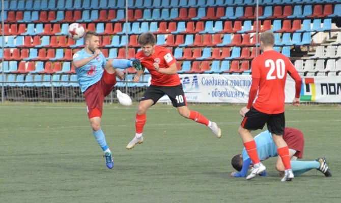 Новомосковская футбольная команда обошла соперников из Обнинска