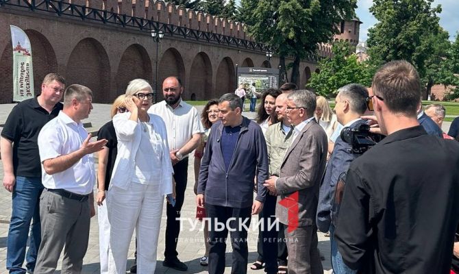 В Тулу приехал врио Губернатора Курской области Александр Хинштейн