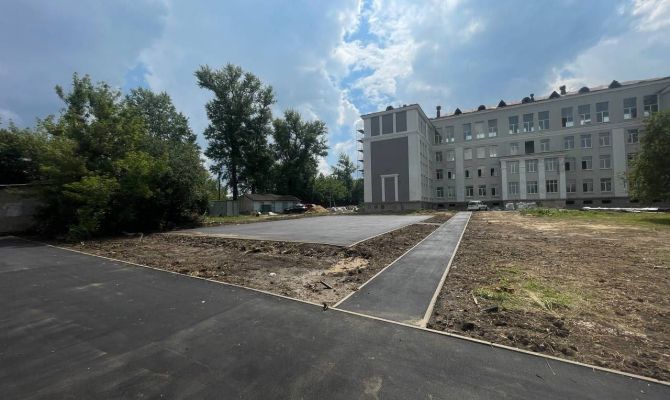 В ясногорской школе продолжается капитальный ремонт