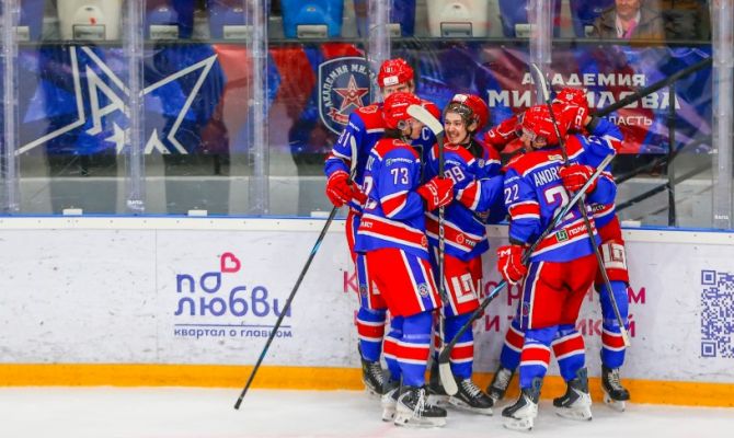 Хоккейная команда из Тулы вышла в плей-офф МХЛ