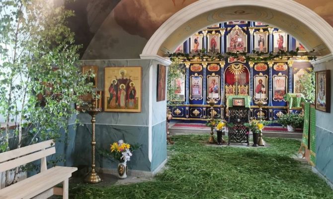 В храмах Тульской области прошли праздничные богослужения