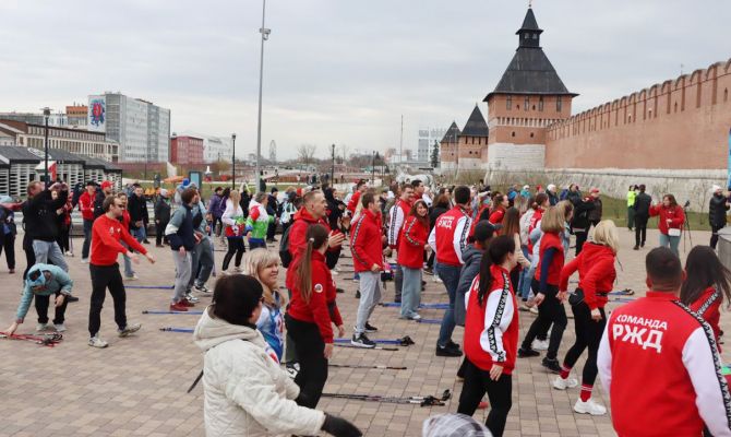 На Казанской набережной в Туле открылся "Маршрут здоровья"