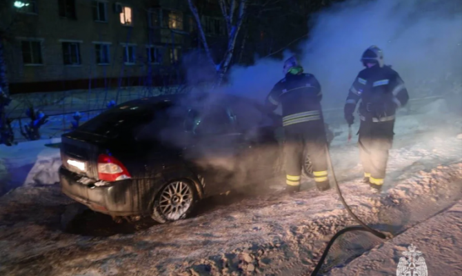 Четыре пожара потушили в Тульской области 2 февраля