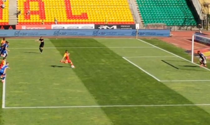 Тульский «Арсенал» забил «Тамбову» первый гол 