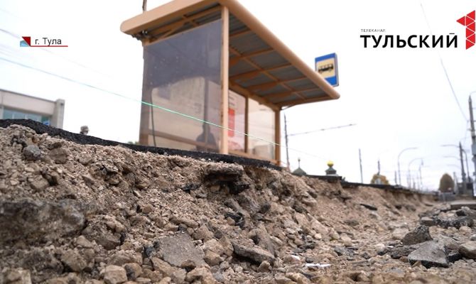 Ремонт дороги на улице Советской: тулячка получила травму на остановке