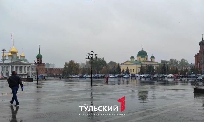 В Туле выпал первый снег