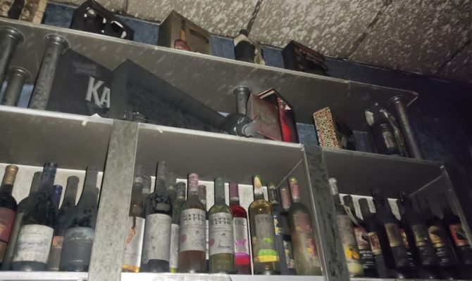 В Новомосковске мужчина устроил поджог в алкомаркете