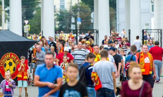 В Туле стартовала продажа билетов на матч «Арсенал» − «Амкар»