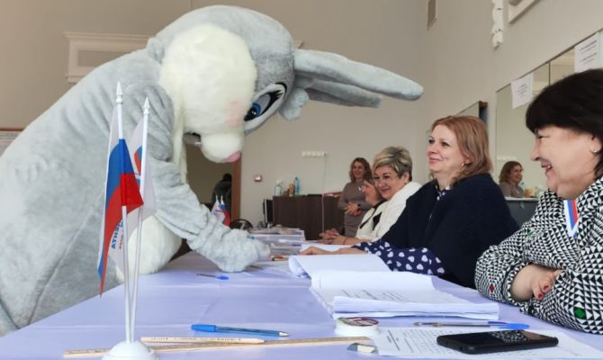 В Ясногорске на выборах проголосовал «заяц»