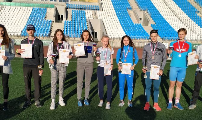 Тульские легкоатлеты завоевали золотые, серебряные и бронзовые медали 