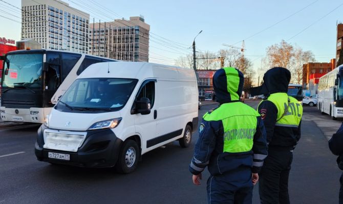 За 10 дней рейда почти у 600 водителей автобусов в Тульской области нашли нарушения