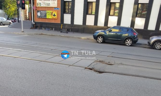 На улице Оружейной в Туле ограничат движение трамваев из-за ремонта