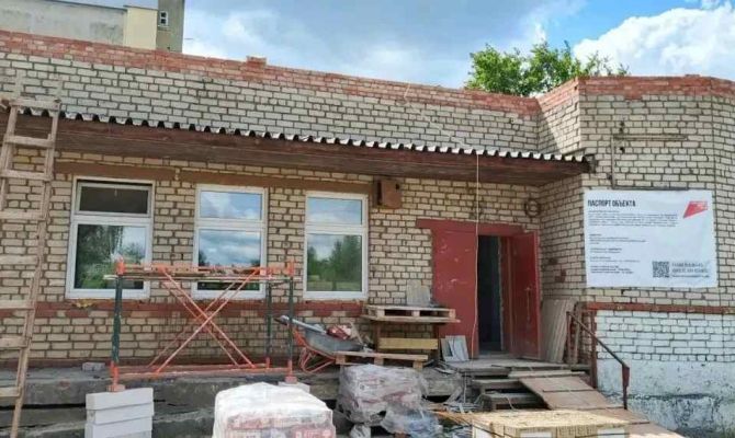 В Веневе завершается второй этап ремонта городской библиотеки
