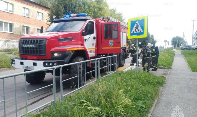 В детском саду Черни эвакуировали 137 человек во время пожарных учений