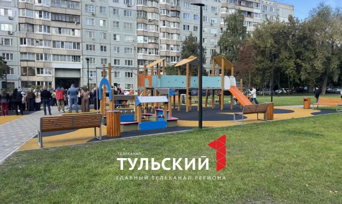 В Заречье на месте оврага открыли новый сквер