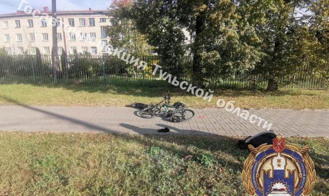 В Киреевском районе Kia Optima съехала в кювет и перевернулась