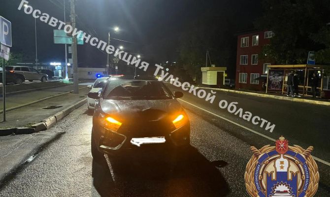 На Одоевском шоссе в Туле «Лада Веста» сбила женщину