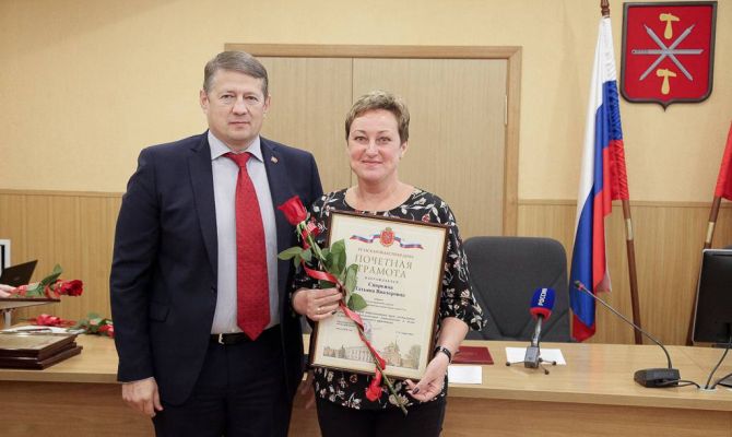 В Туле наградили работников администрации города