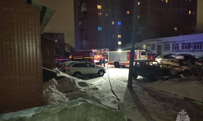 На пожаре в доме на улице Ю. Фучика в Туле спасли человека