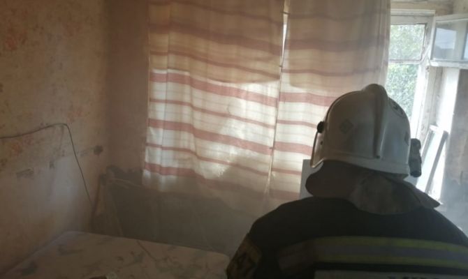 В городе Болохово загорелся многоквартирный жилой дом