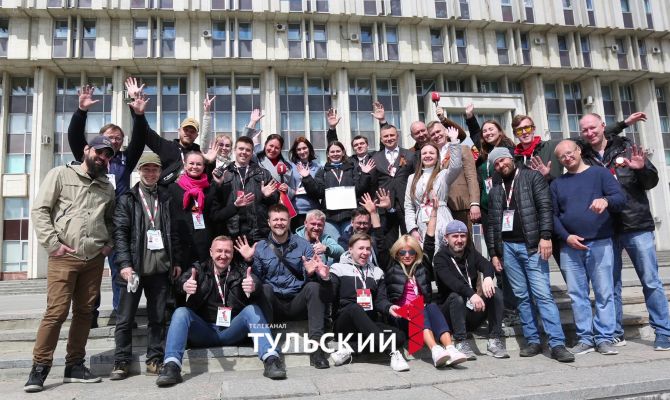 "Первый Тульский" показал бэкстейдж прямой трансляции Парада Победы