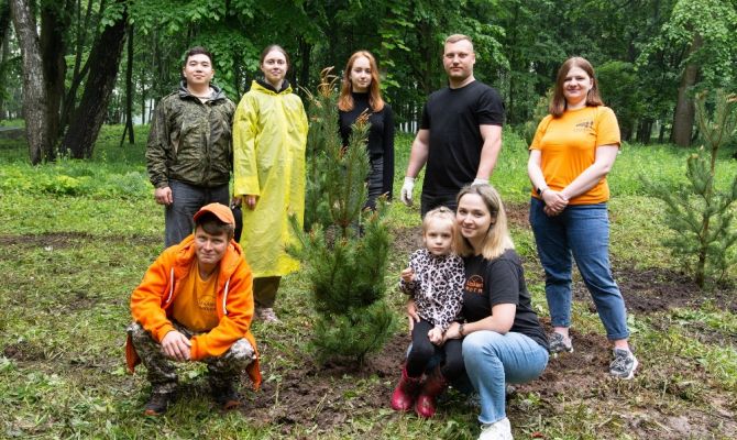 В Центральном парке Тулы высадили аллею в честь пропавших детей
