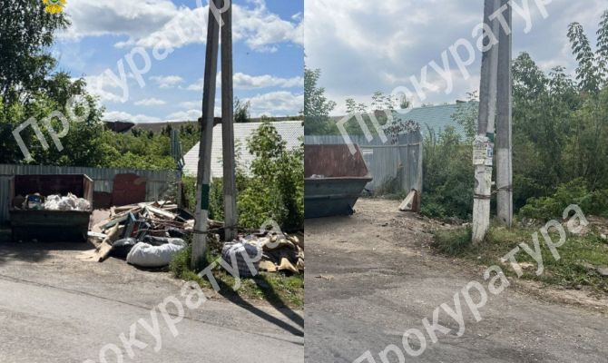Администрацию Чернского района привлекли к ответственности за свалку в поселке