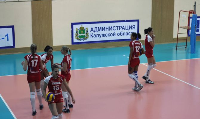Волейболистки "Тулицы" заняли первое место в группе в чемпионате России