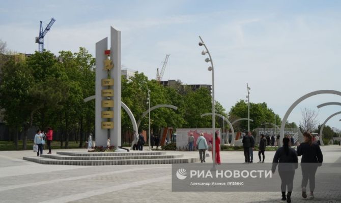 Как выглядит восстановленный туляками сквер 40-летия Победы в Мариуполе