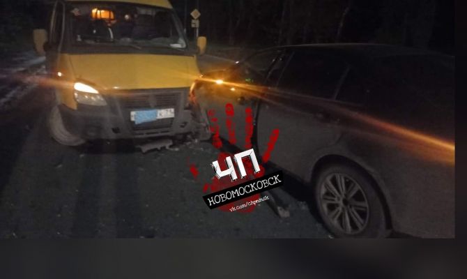 В Донском Сhevrolete въехал в пассажирскую «ГАЗель»