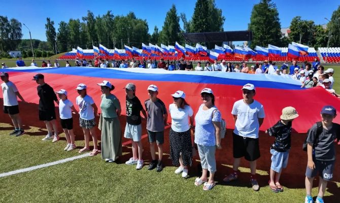 В Суворове прошел муниципальный этап Всероссийского марафона "Земля спорта"