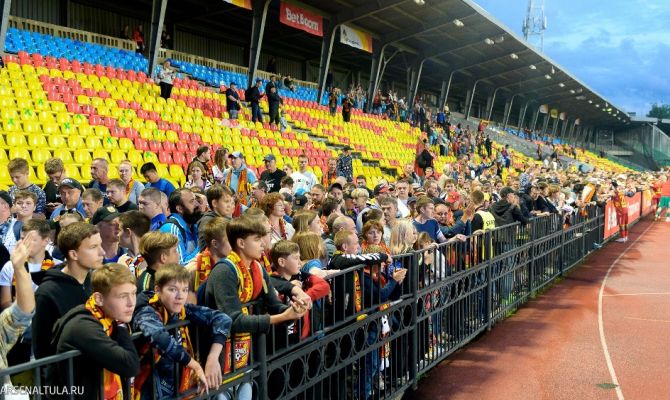 Тульский "Арсенал" опроверг информацию о проведении матча с "Торпедо" без зрителей